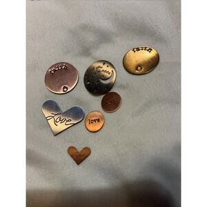 Bulk Authentic Origami Owl Plates Bundle/Love, Faith, Love You To The Moon-7